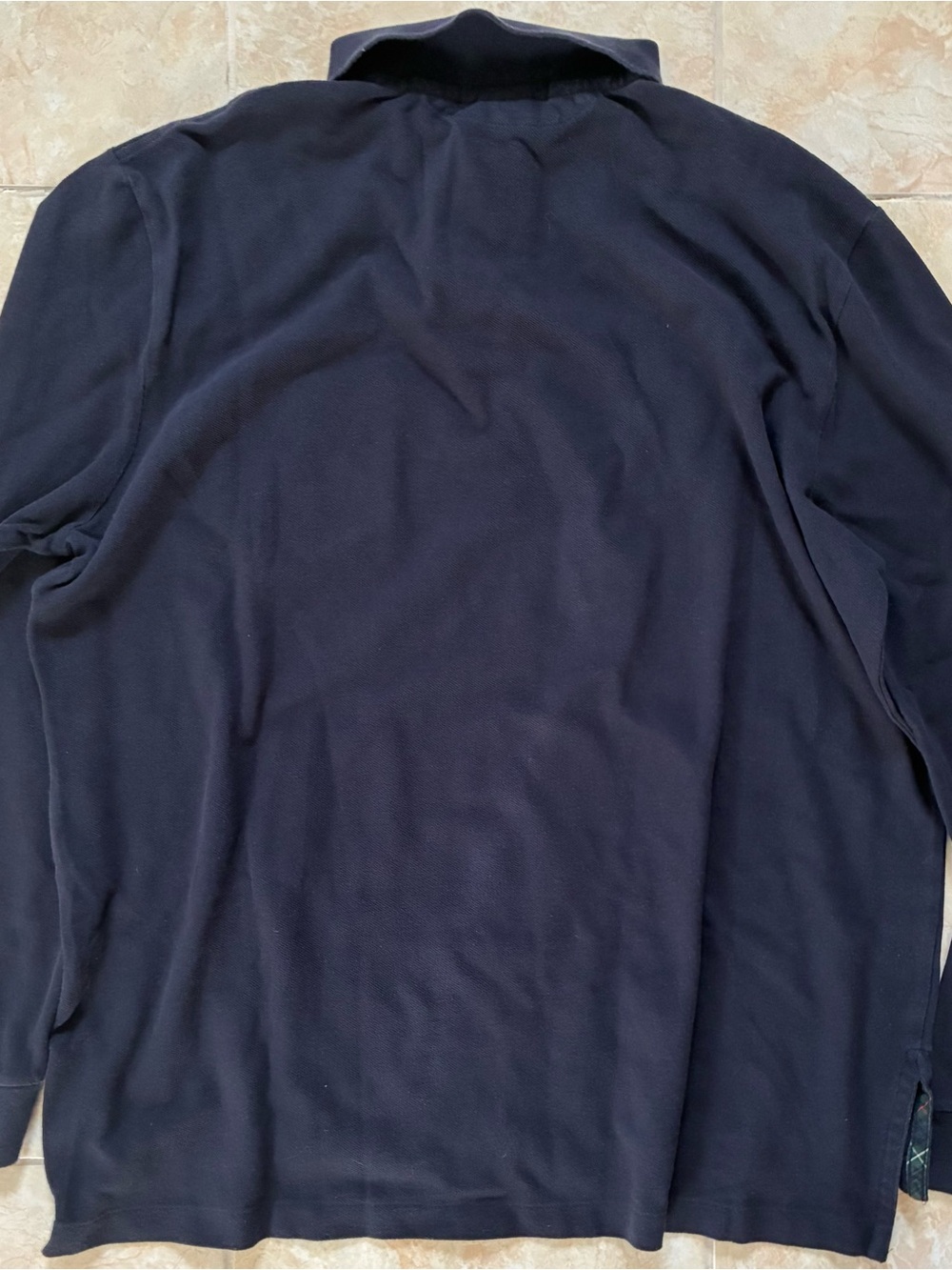 Vintage Polo by Ralph Lauren Long Sleeve Embroidered Rugby Polo - Picture 4 of 4
